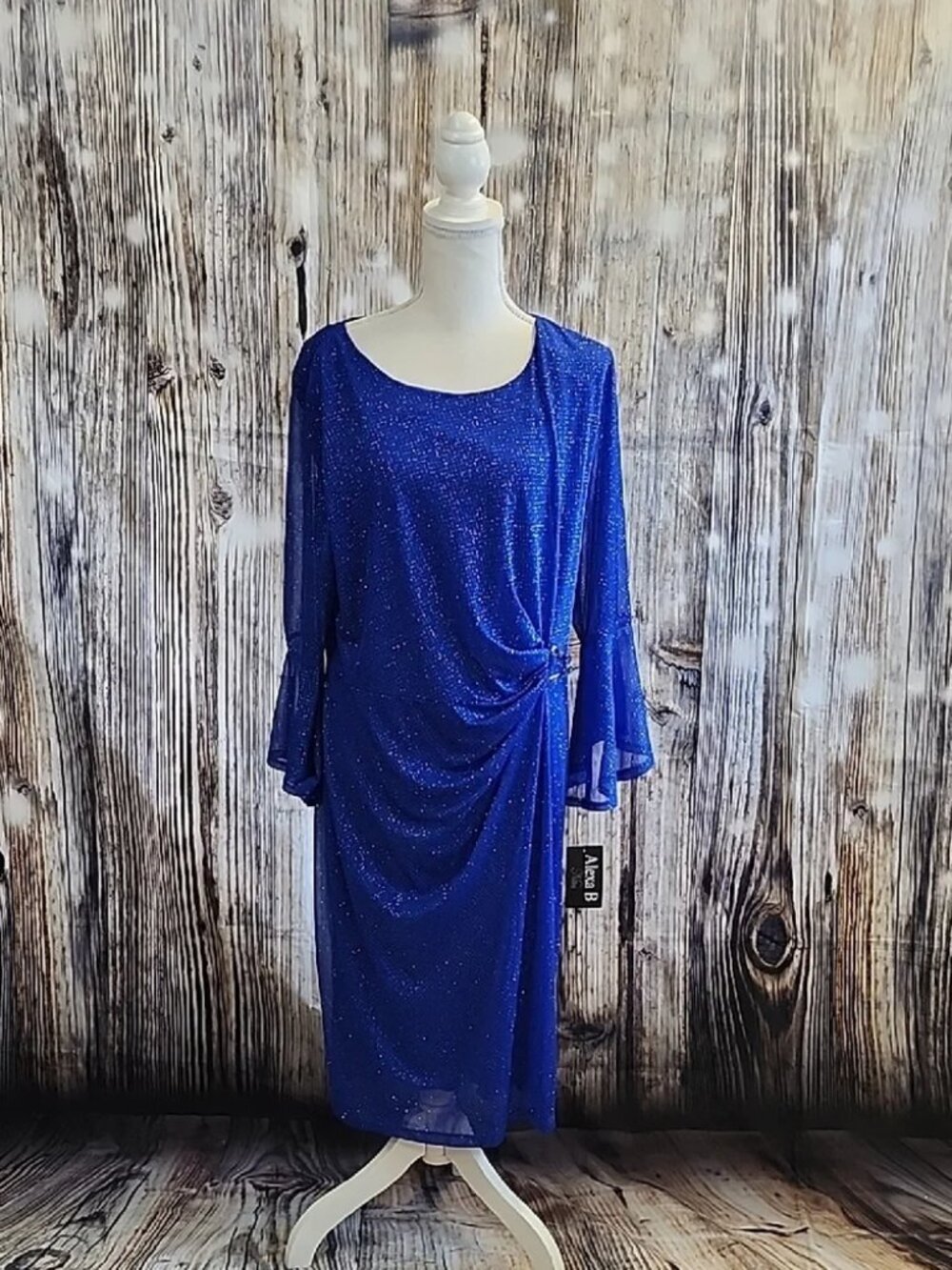 Alexa B Nites Sparkle Cocktail Dress